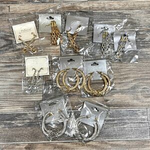 Lot of 10 Princess Accessories Earrings NWT
